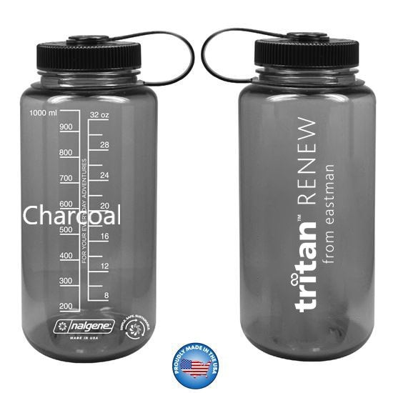 Nalgene Sustain 32 Oz Borraccia Riciclata – Bottiglia Riutilizzabile A Bocca Stretta, Grigia